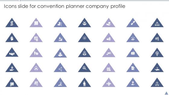 Icons Slide For Convention Planner Company Profile Ppt Powerpoint Presentation File Good
