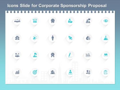 Icons slide for corporate sponsorship proposal ppt powerpoint presentation model
