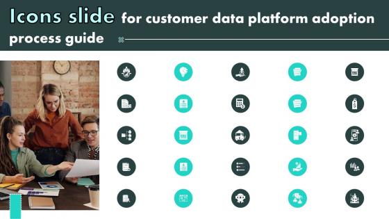 Icons Slide For Customer Data Platform Adoption Process Guide