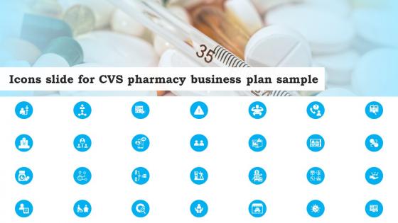 Icons Slide For CVS Pharmacy Business Plan Sample BP SS
