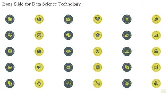Icons Slide For Data Science Technology Ppt Slides Graphics Template