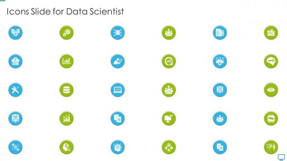 Icons slide for data scientist ppt template