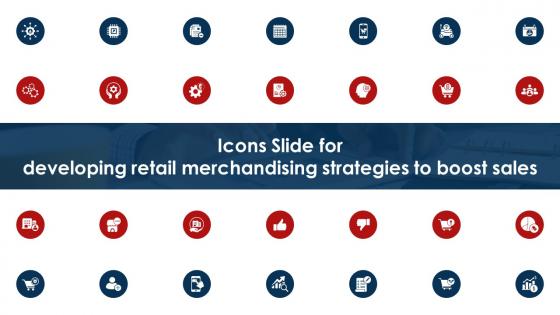 Icons Slide For Developing Retail Merchandising Strategies To Boost Sales Ppt Clipart