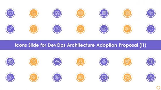 Icons slide for devops architecture adoption proposal it