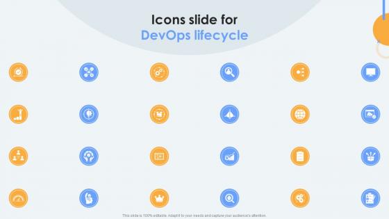 Icons Slide For Devops Lifecycle Ppt Powerpoint Presentation Styles Template