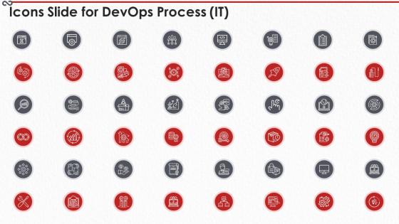 Icons slide for devops process it ppt slides introduction