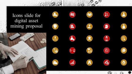 Icons Slide For Digital Asset Mining Proposal Ppt Icon Background Designs