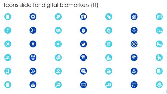 Icons Slide For Digital Biomarkers It Ppt Powerpoint Presentation File Professional