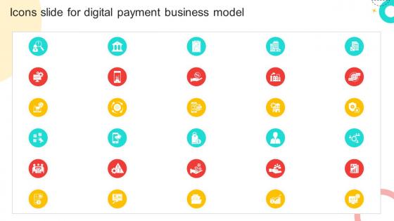 Icons Slide For Digital Payment Business Model BMC SS V