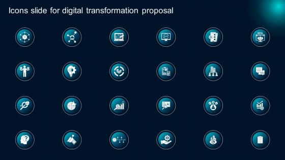 Icons Slide For Digital Transformation Proposal Ppt Powerpoint Presentation File Example File