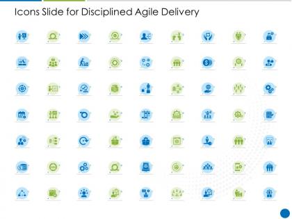 Icons slide for disciplined agile delivery