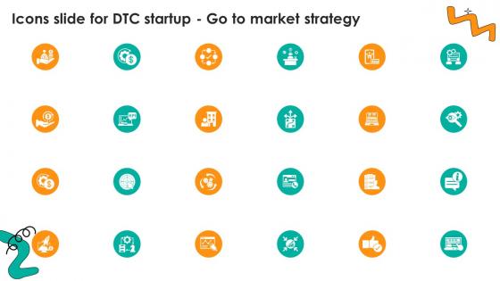 Icons Slide For Dtc Startup Go To Market Strategy GTM SS
