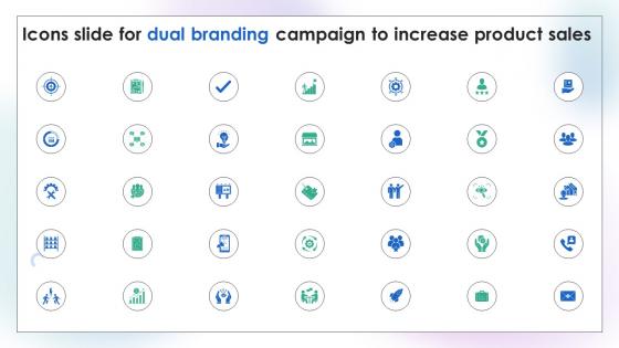 Icons Slide For Dual Branding Campaign To Increase Product Sales Ppt Slides Background Image