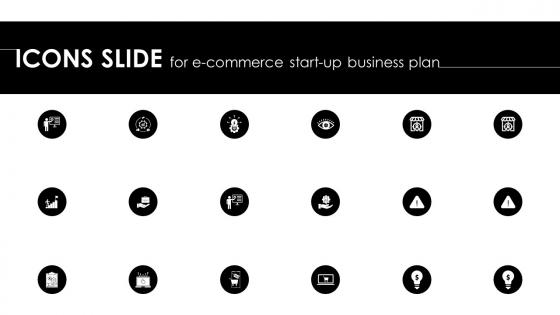 Icons Slide For E Commerce Start Up Business Plan Ppt Icon Slide Portrait BP SS