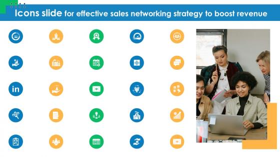 Icons Slide For Effective Sales Networking Strategy To Boost Revenue SA SS
