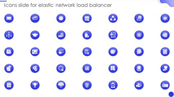Icons Slide For Elastic Network Load Balancer Ppt Portfolio Design Templates