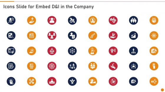 Icons Slide For Embed D And I In The Company