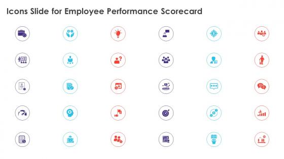 Icons Slide For Employee Performance Scorecard Ppt File Graphics
