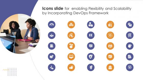 Icons Slide For Enabling Flexibility And Scalability By Incorporating Devops Framework