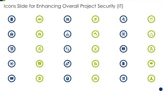 Icons slide for enhancing overall project security it