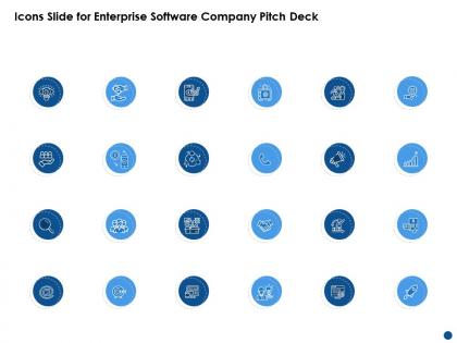 Icons slide for enterprise software company ppt powerpoint presentation show deck