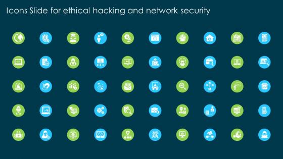 Icons Slide For Ethical Hacking And Network Security Ppt Icon Slide Portrait