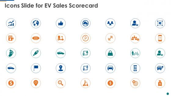 Icons slide for ev sales scorecard