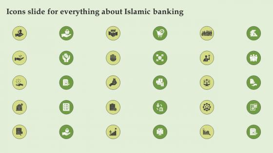 Icons Slide For Everything About Islamic Banking Fin SS V