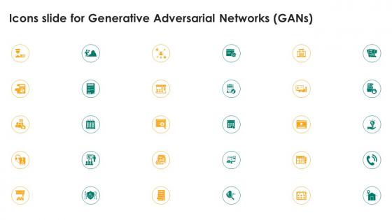 Icons Slide For Generative Adversarial Networks Gans Ppt Ideas Infographic Template
