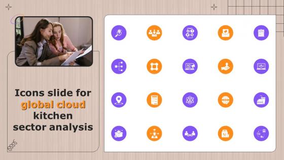 Icons Slide For Global Cloud Kitchen Sector Analysis