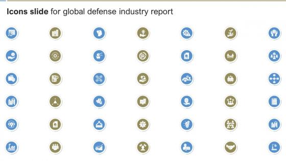 Icons Slide For Global Defense Industry Report IR SS