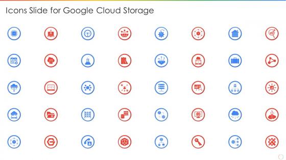 Icons Slide For Google Cloud Storage Ppt Powerpoint Presentation Slides Rules