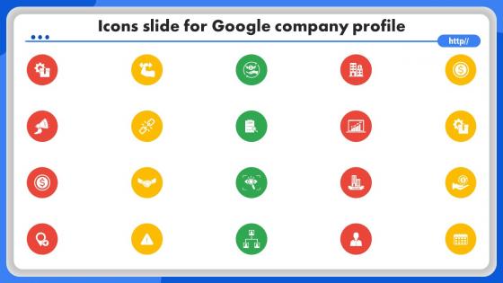 Icons Slide For Google Company Profile CP SS