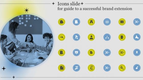 Icons Slide For Guide To A Successful Brand Extension Branding SS
