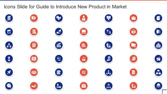 Icons Slide For Guide To Introduce New Product In Market