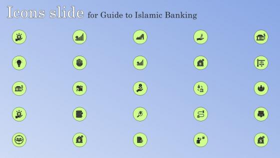 Icons Slide For Guide To Islamic Banking Fin SS V