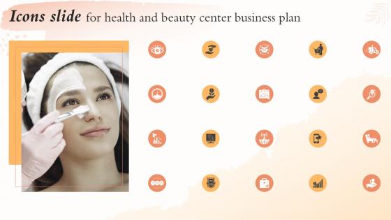 Icons Slide For Health And Beauty Center Business Plan BP SS