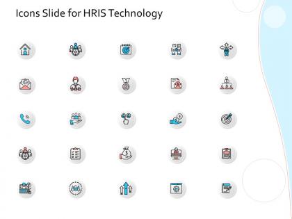 Icons slide for hris technology ppt powerpoint presentation ideas smartart