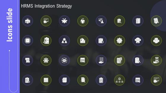 Icons Slide For HRMS Integration Strategy Ppt Icon Background Designs