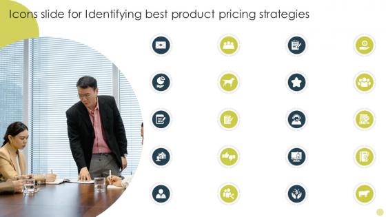 Icons Slide For Identifying Best Product Pricing Identifying Best Product Pricing Strategies