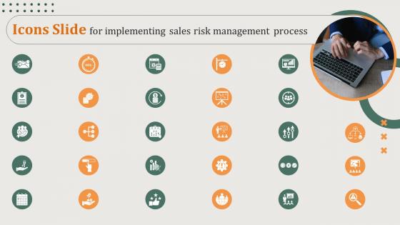 Icons Slide For Implementing Sales Risk Management Process