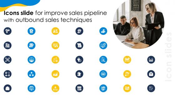 Icons Slide For Improve Sales Pipeline With Outbound Sales Techniques SA SS