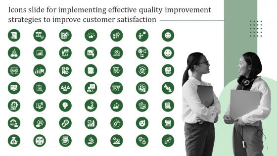 Icons Slide For Improvement Strategies To Improve Customer Satisfaction Strategy SS