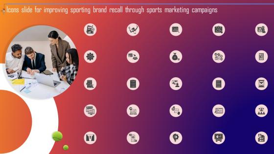 Icons Slide For Improving Sporting Brand Recall Through Sports Marketing Campaigns MKT SS V