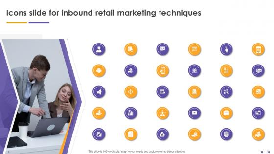 Icons Slide For Inbound Retail Marketing Techniques Ppt Icon Slide Download