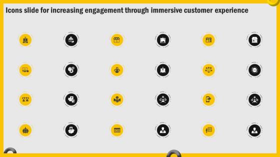 Icons Slide For Increasing Engagement Through Immersive Customer Experience MKT SS V