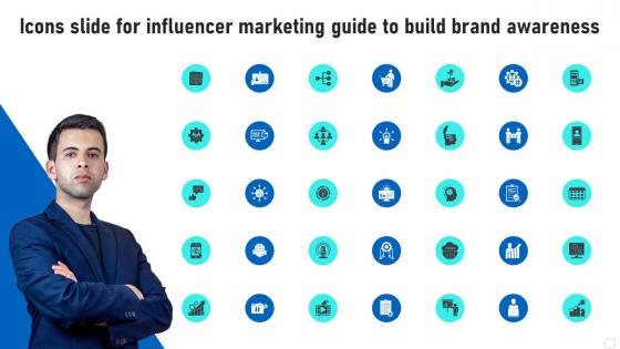 Icons Slide For Influencer Marketing Guide To Build Brand Awareness Strategy SS V