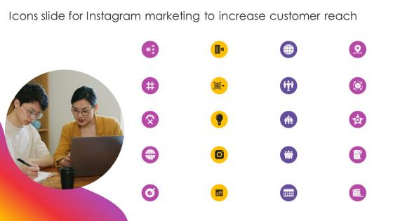 Icons Slide For Instagram Marketing To Increase Customer Reach MKT SS V