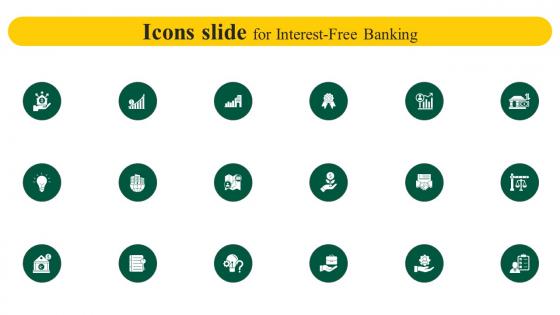 Icons Slide For Interest Free Banking Fin SS V