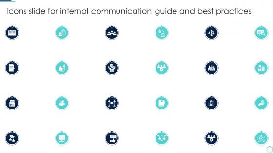 Icons Slide For Internal Communication Guide And Best Practices